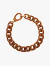 Max Mara Chunky Chain Necklace In Camel