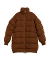 Max Mara Women Wool And Cashmere Down Jacket In Brown