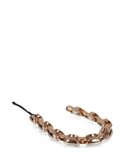Max Mara Chunky-link Bracelet In Gold