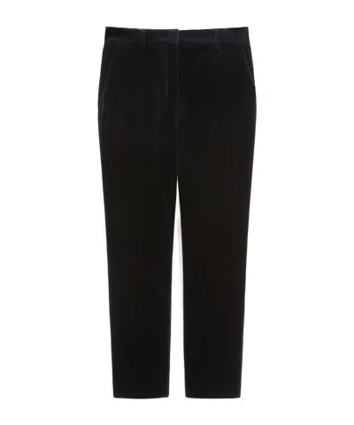 Max Mara Cigarette Casual Pants In Blue