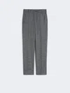 Max Mara Negus Cropped Jersey Cigarette Trousers In Gray