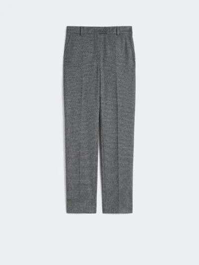 Max Mara Negus Cropped Jersey Cigarette Trousers In Multi