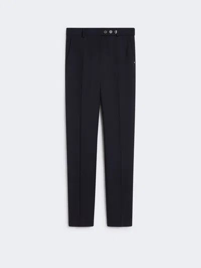 Max Mara Cigarette Trousers In Blue
