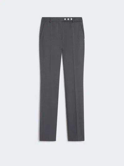 Max Mara Cigarette Trousers In Gray