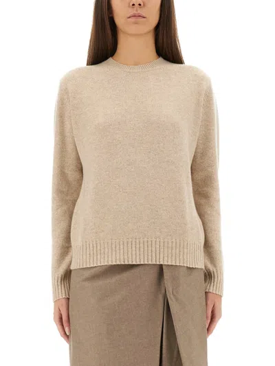 Max Mara Cinema Cashmere Sweater In Brown