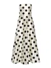 MAX MARA CIPPO WHITE BLACK DRESS