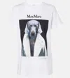 Max Mara Cipria Graphic Print T-shirt In White
