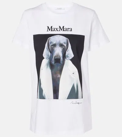 Max Mara Cipria Graphic Print T-shirt In Multicolor