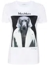 Max Mara Cipria Graphic Print T-shirt In White