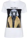 Max Mara Cipria Graphic Print T-shirt In White