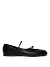 Max Mara Circus Double-strap Ballerina Shoes In Black
