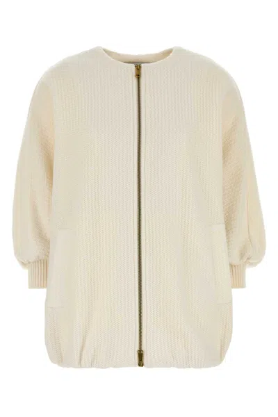 Max Mara Cirino Jacket In White
