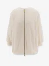 Max Mara Wool And Cashmere Knitted Jacket Jackets White