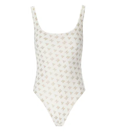 Max Mara Clarice White Swimsuit