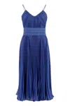 Max Mara Crepe Clarino Dress Spaghetti Straps