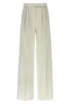 Max Mara Clarion Pinstriped Straight-leg Pants