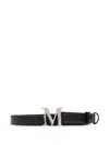 Max Mara Classic Belt In Black
