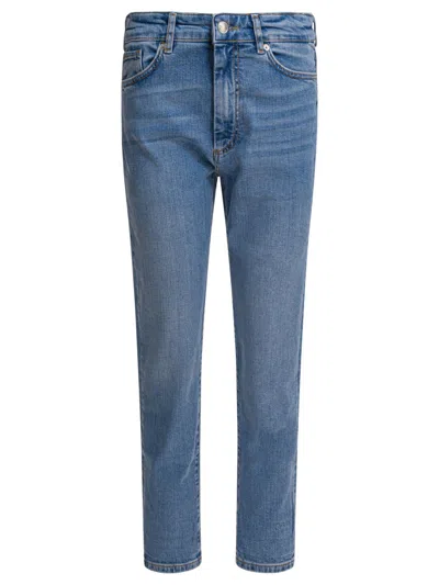 Max Mara Classic Blue Mid-rise Jeans