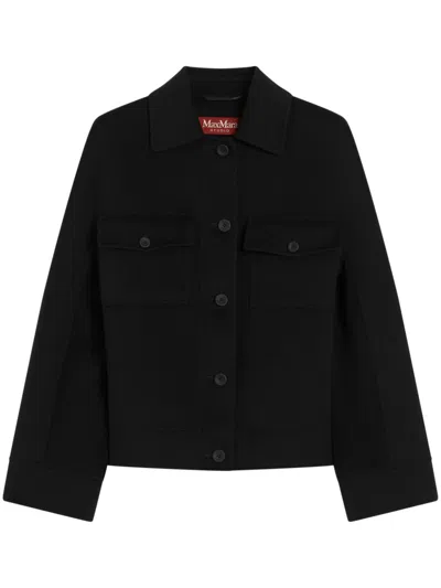 MAX MARA MAX MARA CLASSIC BUTTON-UP JACKET WITH STRUCTURED COLLAR