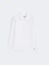 Max Mara Classic Cotton Shirt In White