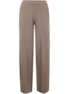 Max Mara Classic "lama" Trousers In Gray