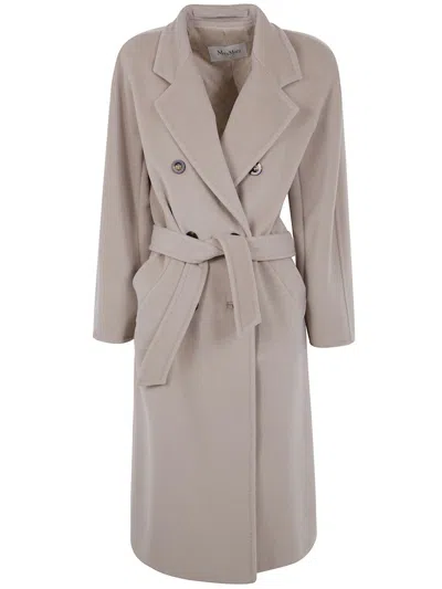 Max Mara Classic "madame" Coat Clothing In Gray