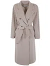 Max Mara Classic "madame" Coat Clothing In Gray