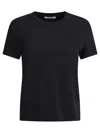 Max Mara Nerina Logo Embroidered T-shirt In Black