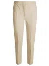 Max Mara Classic Straight Leg Pants In Grigio
