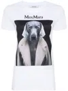 Max Mara Cipria Graphic Print T-shirt In White