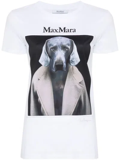 MAX MARA MAX MARA CLASSIC WHITE T-SHIRT