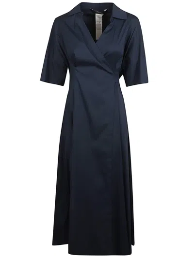 Max Mara Classic Wrap Midi Dress