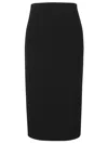 Max Mara Palo Camelwool Skirt In Nero