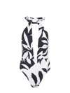 Max Mara 'clava' Inner Swimsuit In White