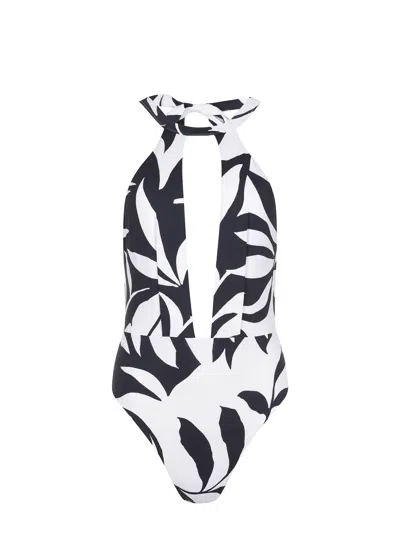 Max Mara 'clava' Inner Swimsuit In White