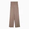 Max Mara Clay-coloured Palazzo Pants