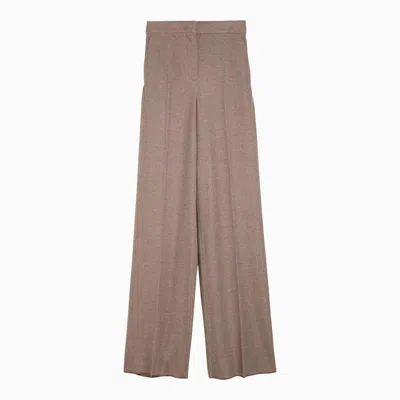 Max Mara Clay-coloured Palazzo Pants