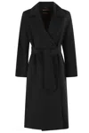 Max Mara Studio Coats In Black
