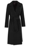 Max Mara Estella Wool And Cashmere Coat In Black
