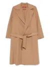 Max Mara Cles Coat In Brown