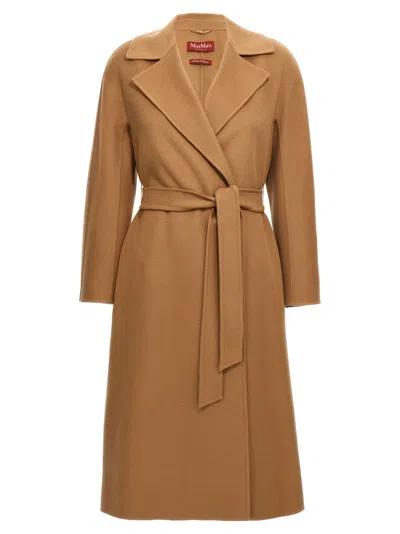 Max Mara Cles Coat In Brown