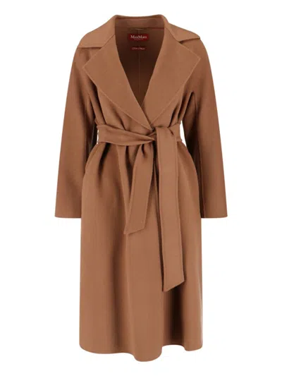 MAX MARA MAX MARA "CLES" COAT BROWN