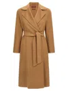 Max Mara Cles Coat In Brown