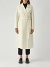 Max Mara Cles Coat In White