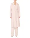 Max Mara Cles Coat In Pink