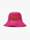 Max Mara Cloche Hat With Tag In Fuchsia