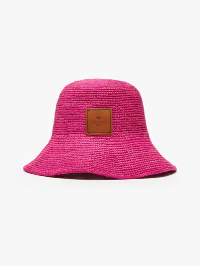 Max Mara Cloche Hat With Tag In Pink