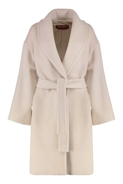 MAX MARA CLORURO WOOL AND ALPACA COAT