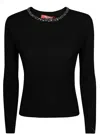 Max Mara Studio Woman Sweater Black Size L Virgin Wool In Black