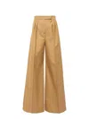 Max Mara Corte Pleated Casual Pants In Brown